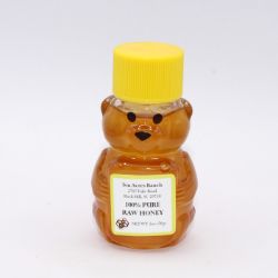2 oz raw wildflower honey squeeze bottle