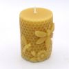 Small Comb Hex Pillar Candle