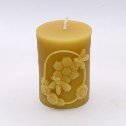 Picture of Circle Hex Pillar Candle
