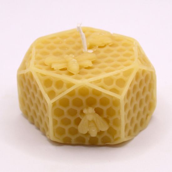 Hex Small Comb Candle