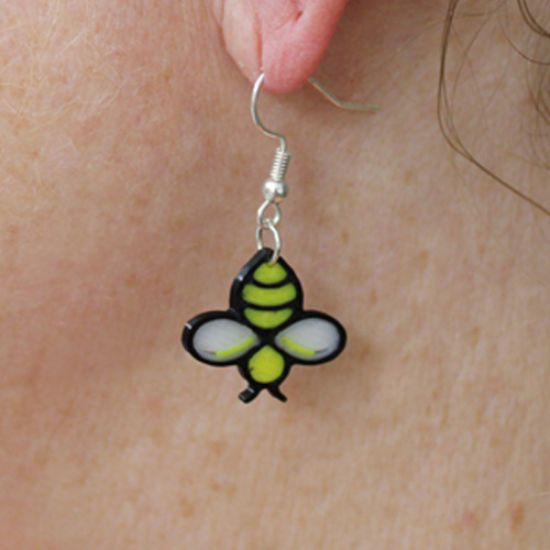 Picture of Bee Hook Earrings